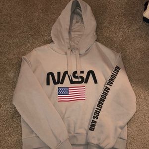 Cropped NASA Sweatshirt